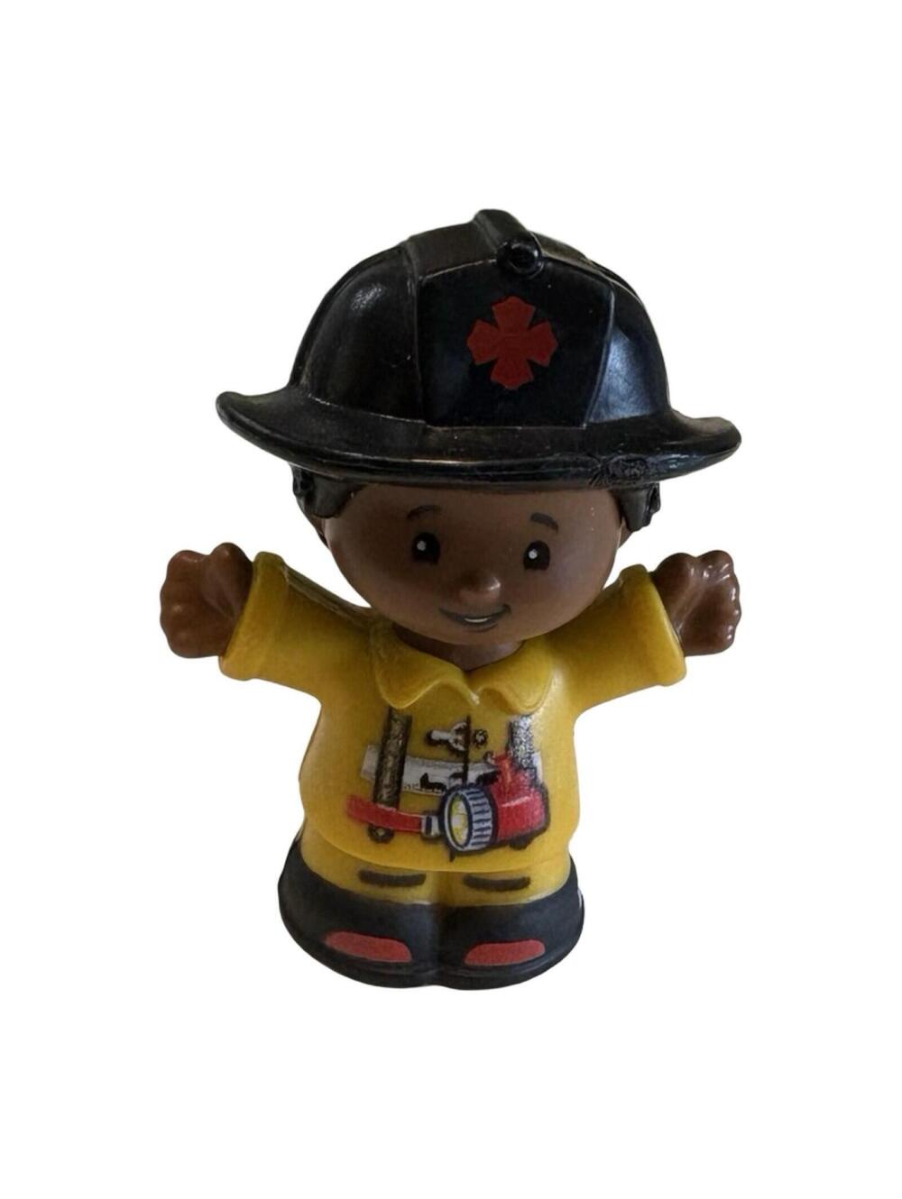 Fisher Price Little People African American Fire Fighter Girl